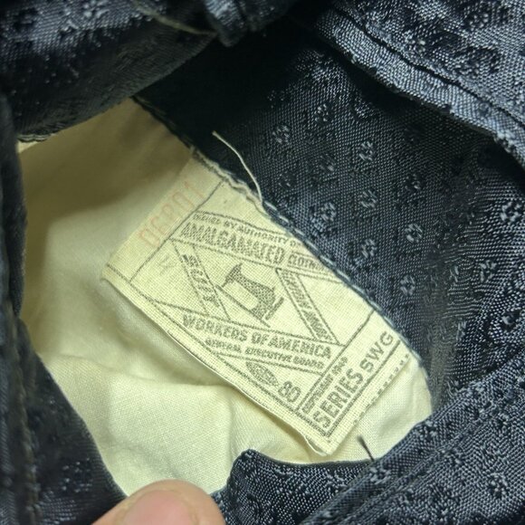 Vintage 1950s sport coat blazer gabardine faded navy blue Union men’s 40? - Picture 6 of 8